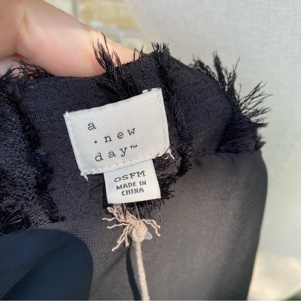 Ruffle Striped Open Jacket - Picture 6 of 8